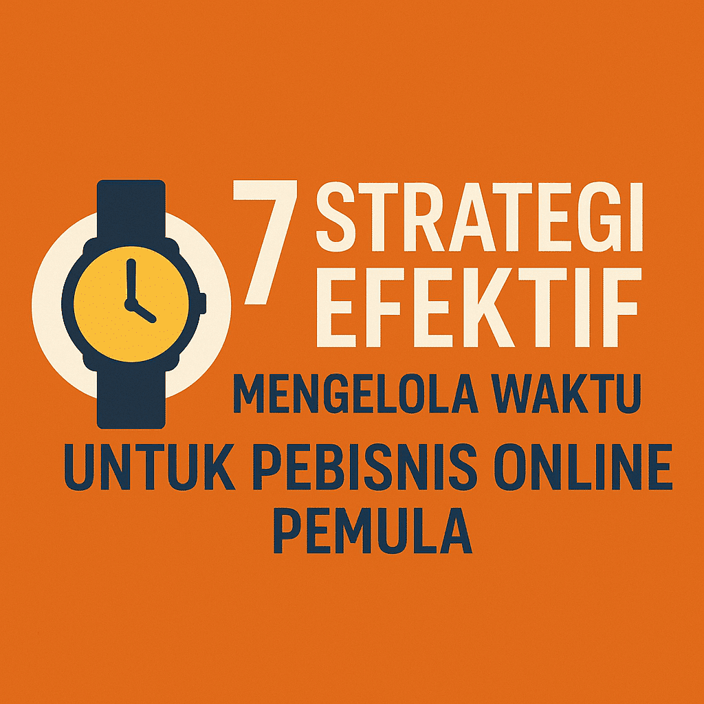 Strategi Manajemen Waktu untuk Pebisnis Online: 7 Cara Efektif