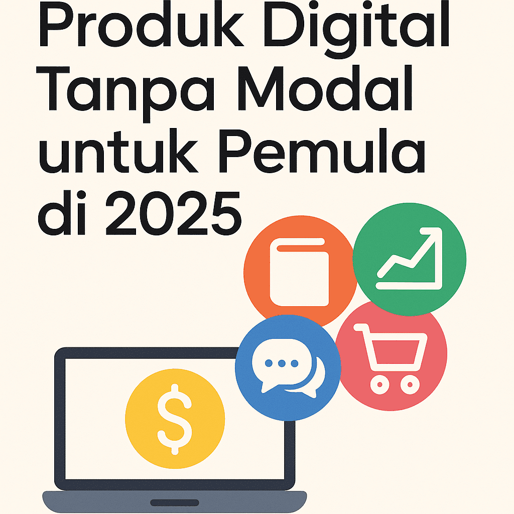 Cara Jualan Produk Digital Tanpa Modal untuk Pemula di 2025