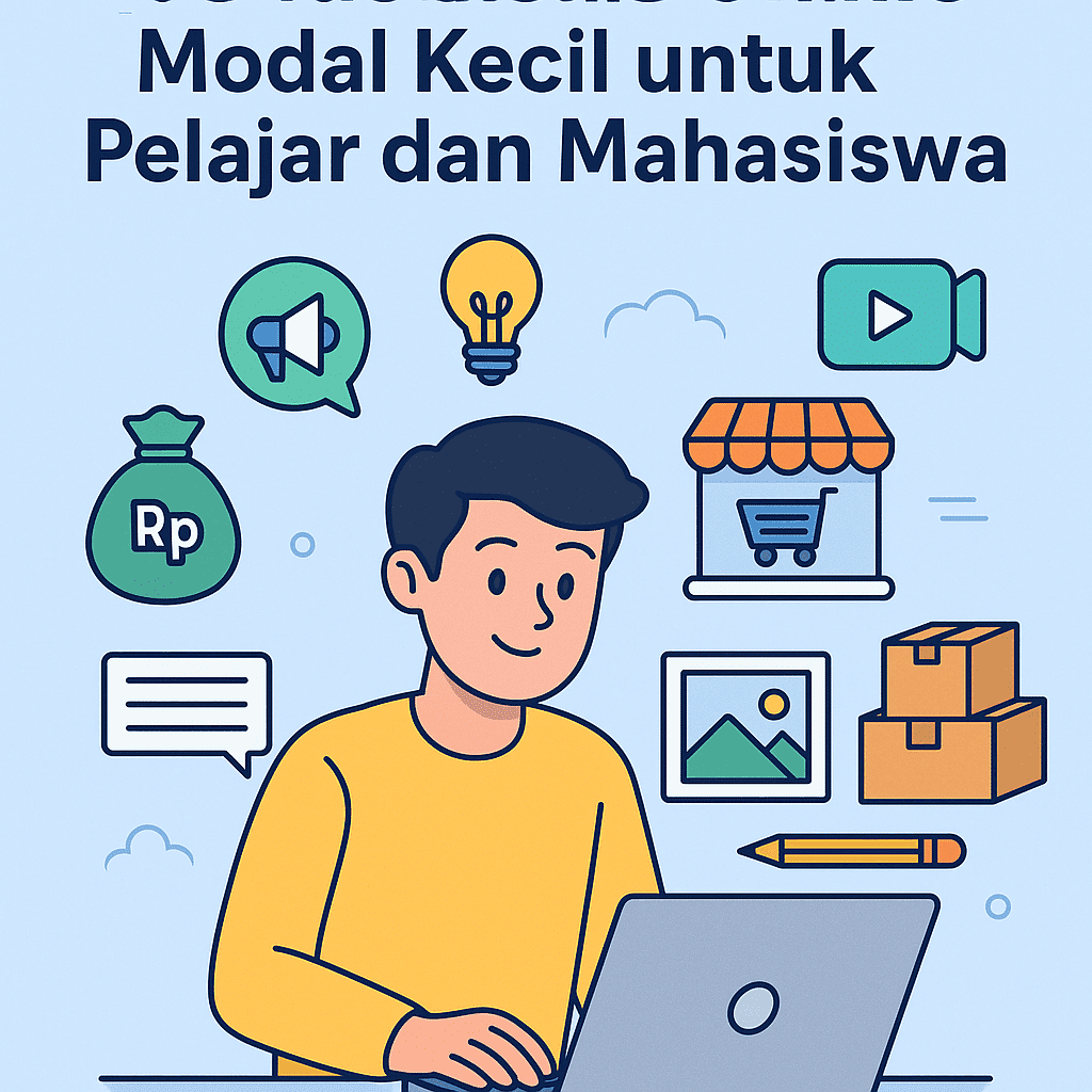 20 Ide Bisnis Online Modal Kecil untuk Pelajar dan Mahasiswa