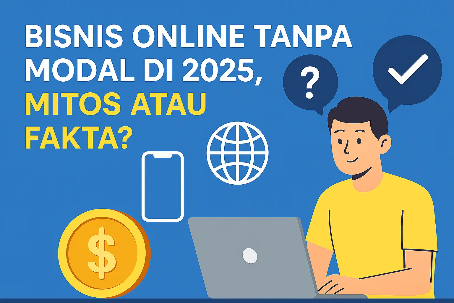 Bisnis Online Tanpa Modal di 2025, Mitos atau Fakta?