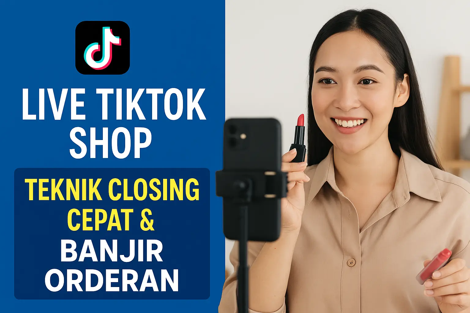 7+ Rahasia Live TikTok Shop: Teknik Closing Cepat & Banjir Orderan
